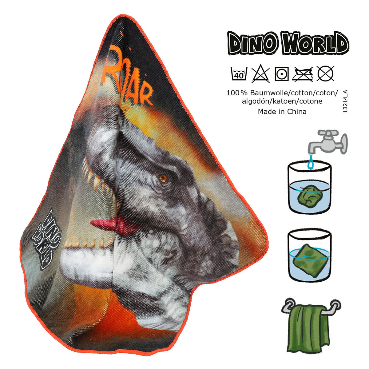 Serviette magique Dino World