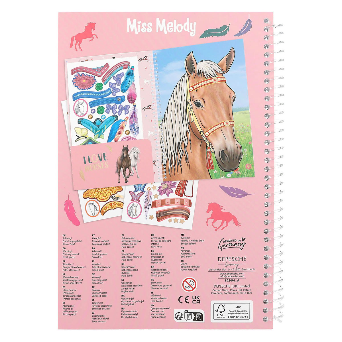 Miss Melody Create Your Horses Blaze Stickerboek