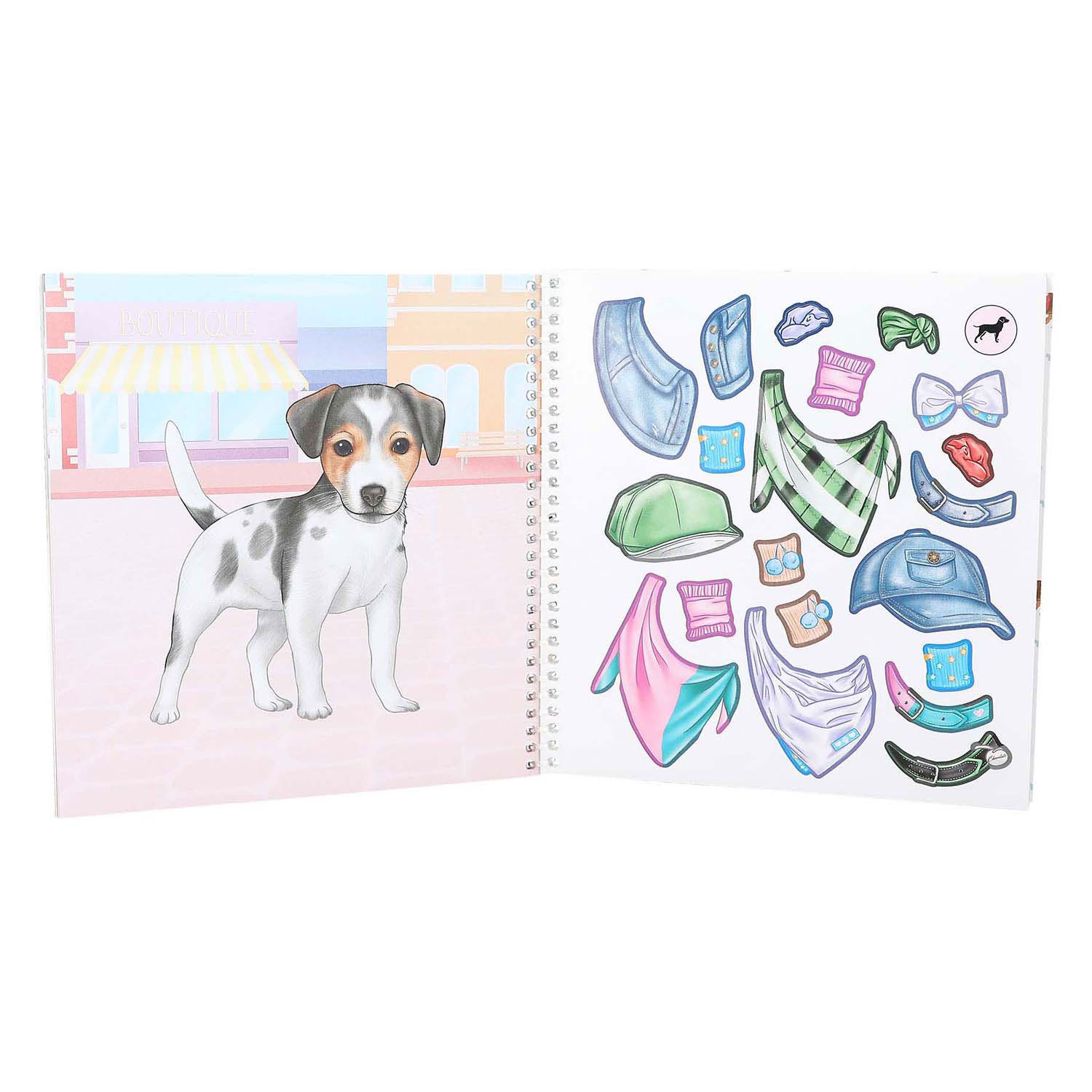 TOPModel Dress Me Up Stickerboek Doggy