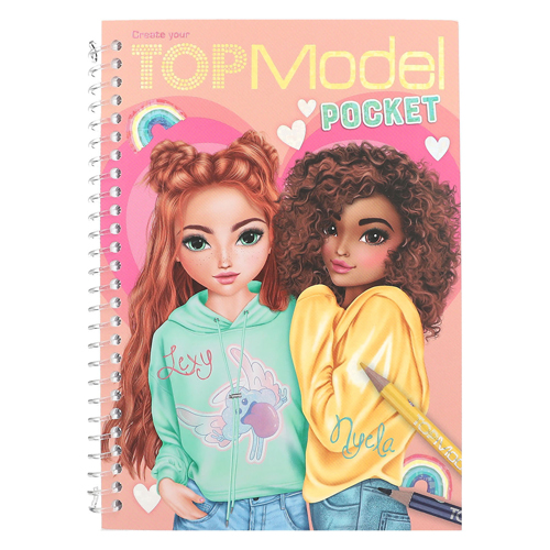 Livre de coloriage de poche TOPModel