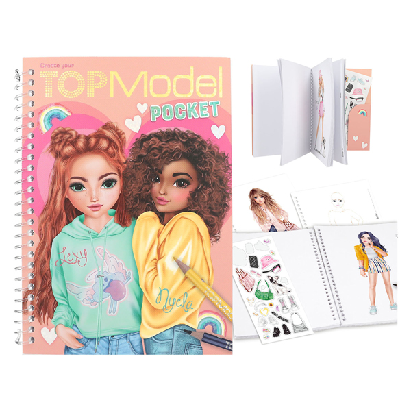 TOPModel Pocket Kleurboek