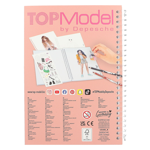 TOPModel Pocket-Malbuch