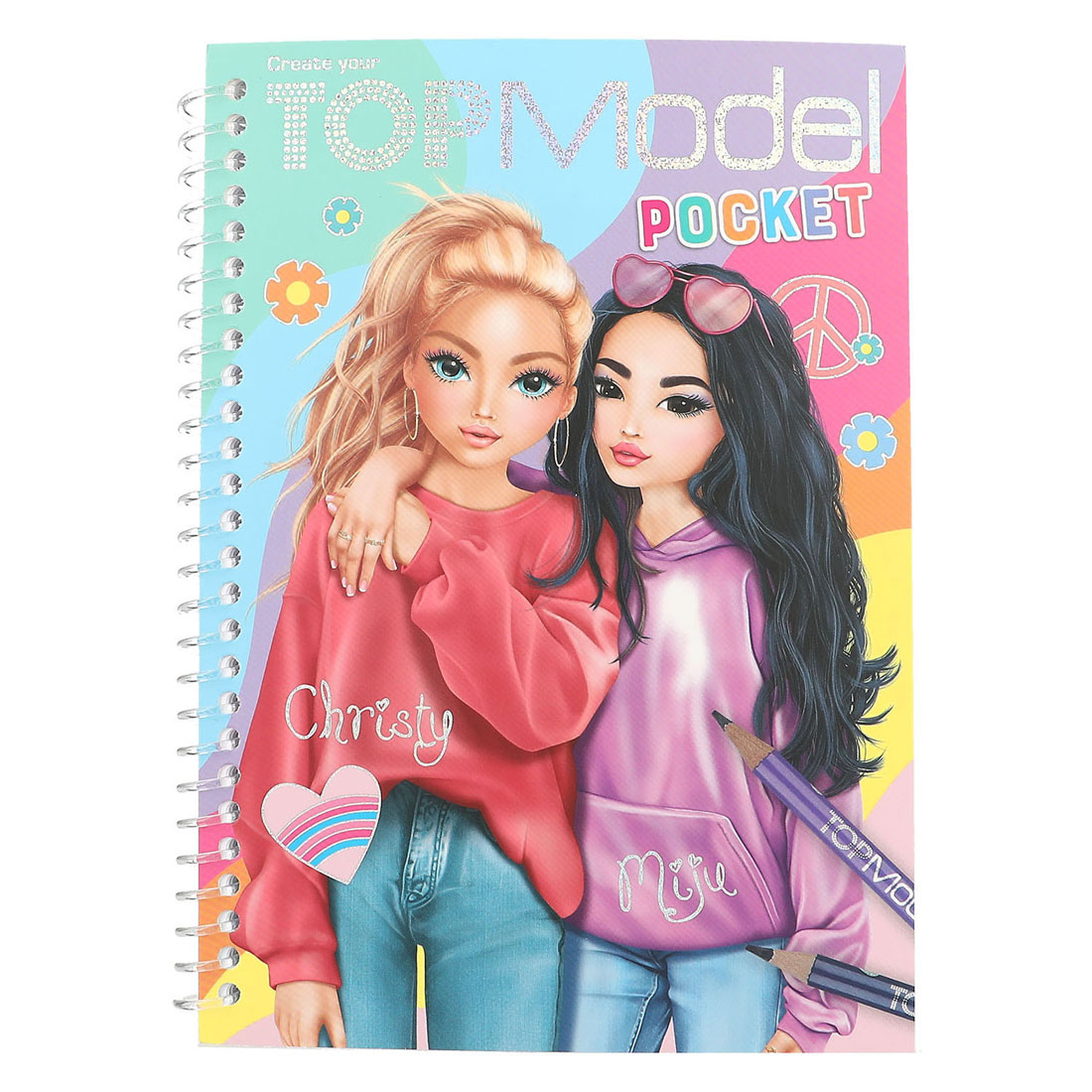 Livre de coloriage de poche TOPModel