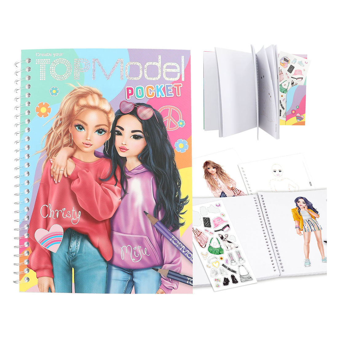 Livre de coloriage de poche TOPModel