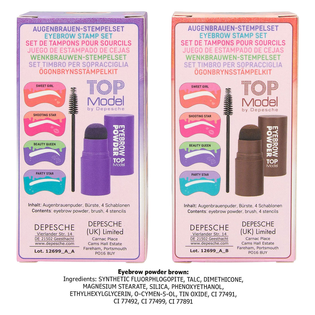 TOPModel Coffret Sourcils Beauté & Moi