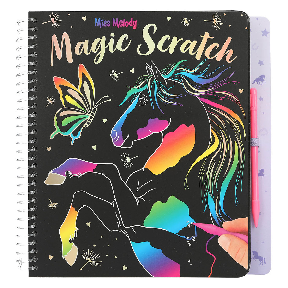 Miss Melody Magic Scratchboek