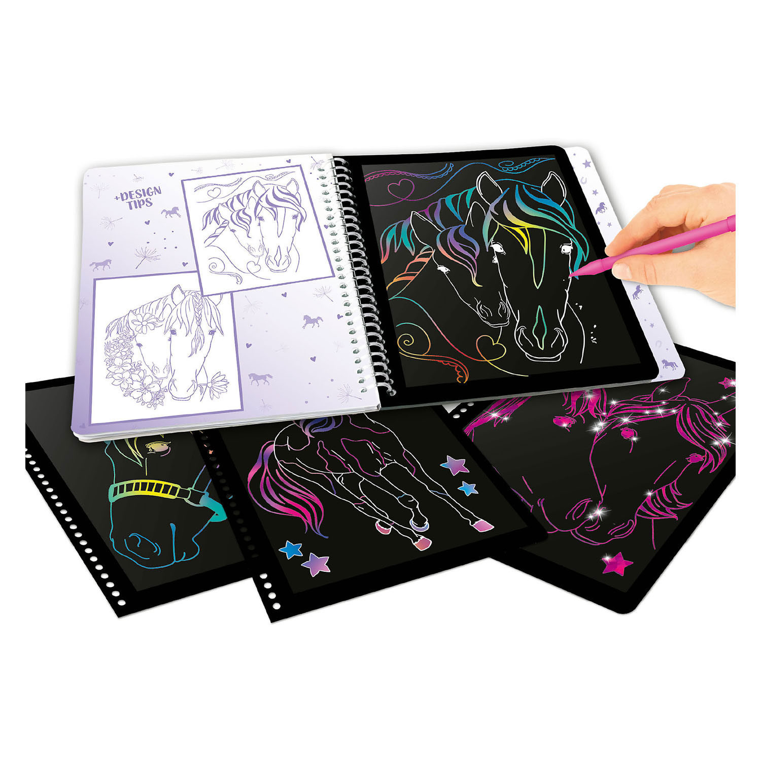 Miss Melody Magic Scratchboek