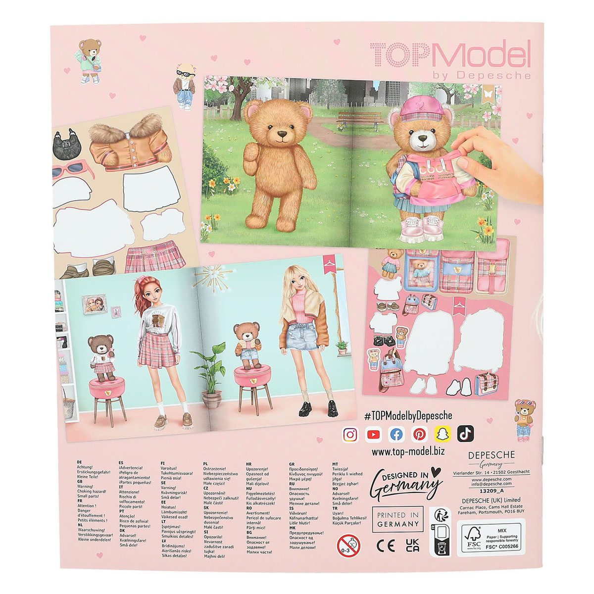 TOPModel Stickerworld Stickerbuch