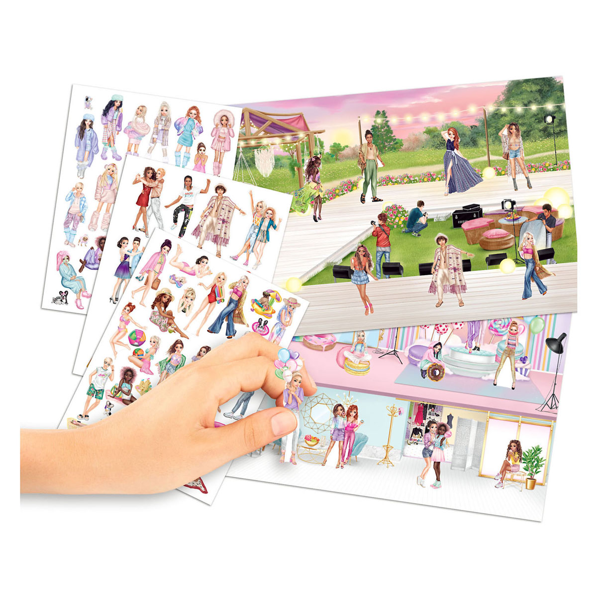 Livre d'autocollants TOPModel Stickerworld