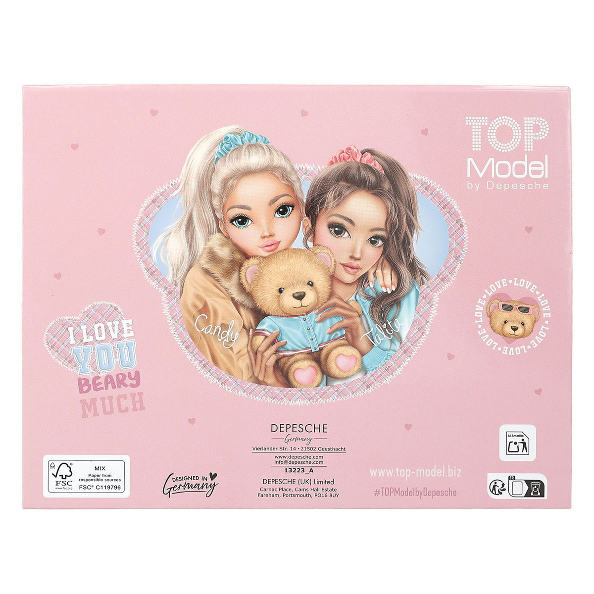 TOPModel Briefpapierbox Team Teddy