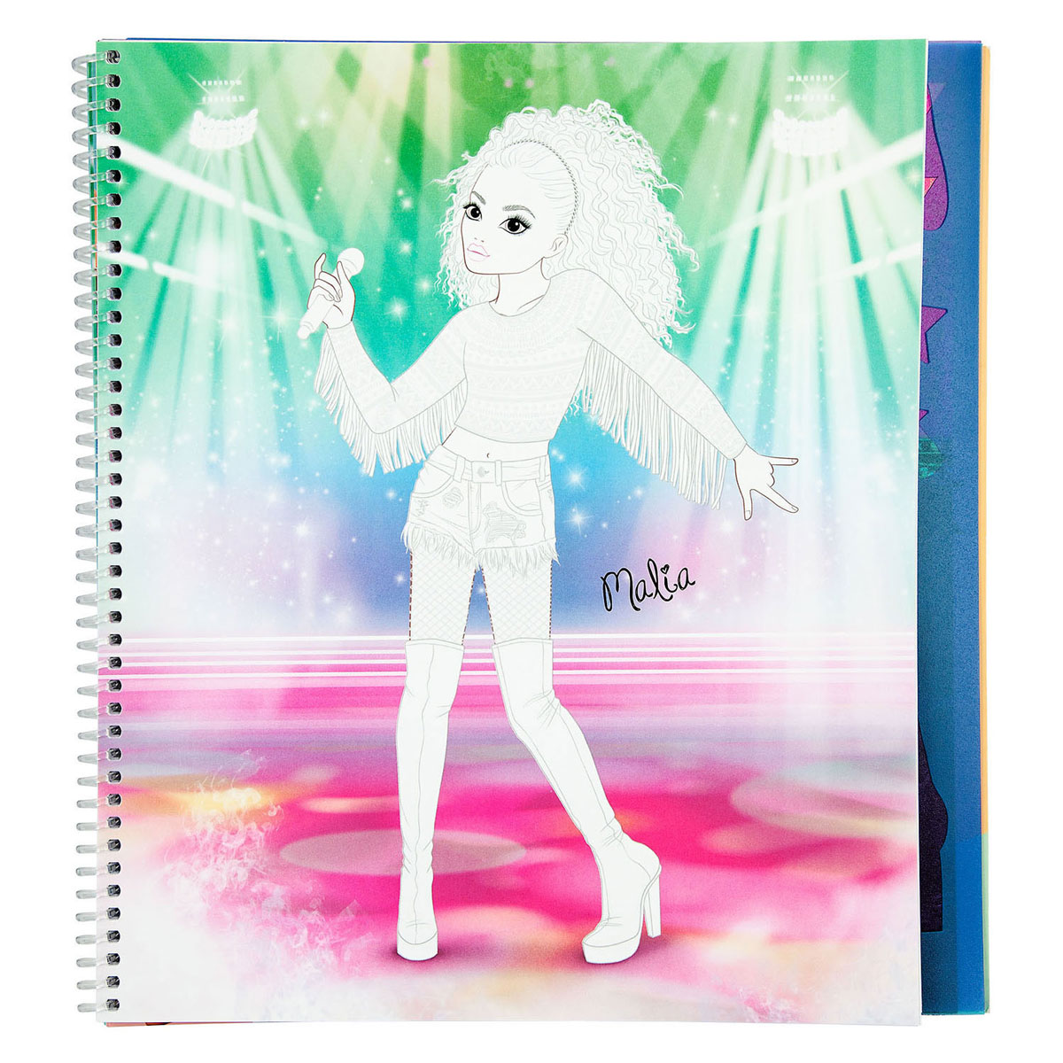 Livre de coloriage TOPModel Popstar