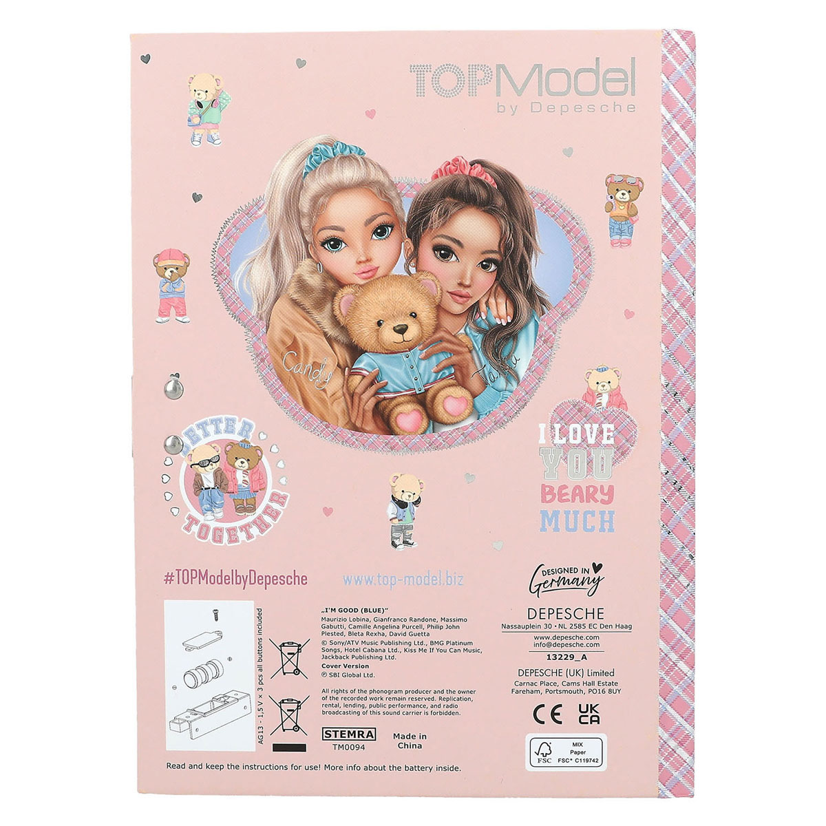 TOPModel Dagboek met Code & Geluid Team Teddy