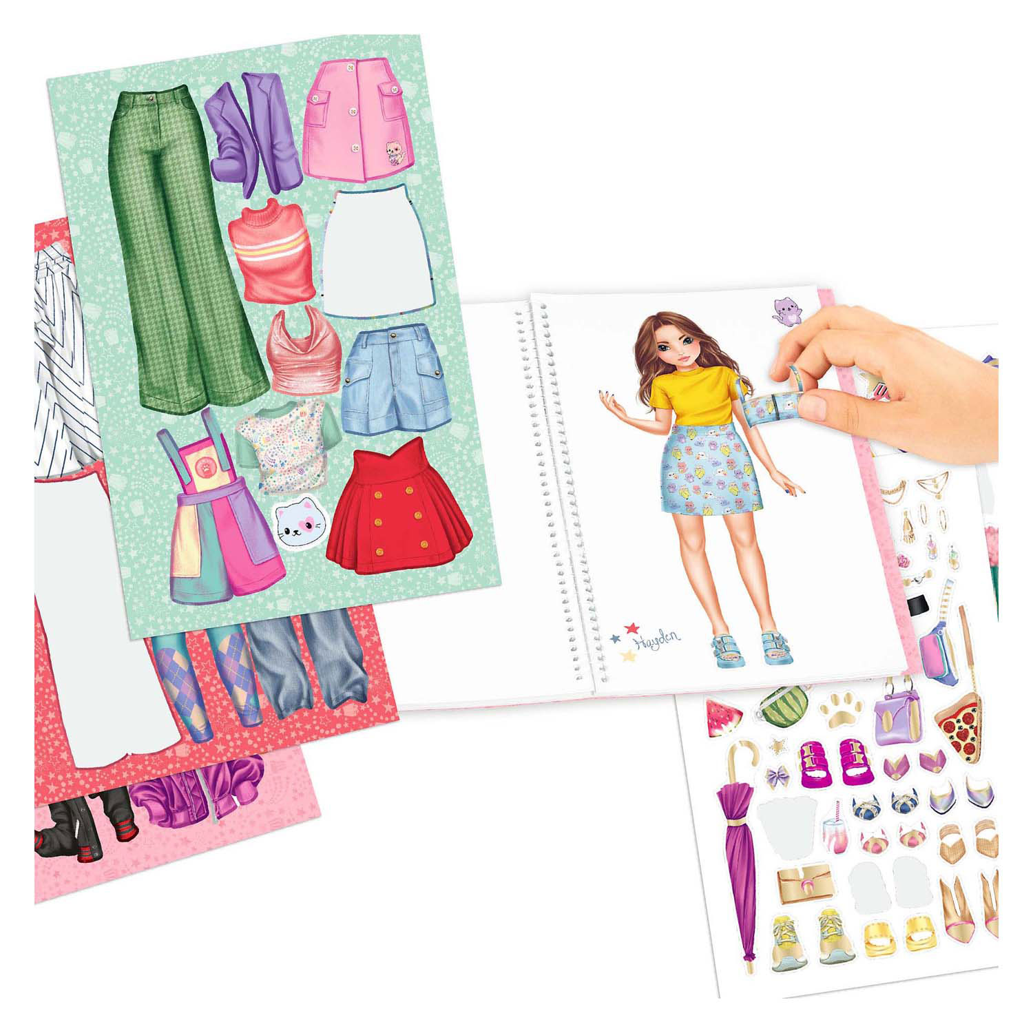 TOPModel Dress Me Up Stickerbuch Großer Cutie Star