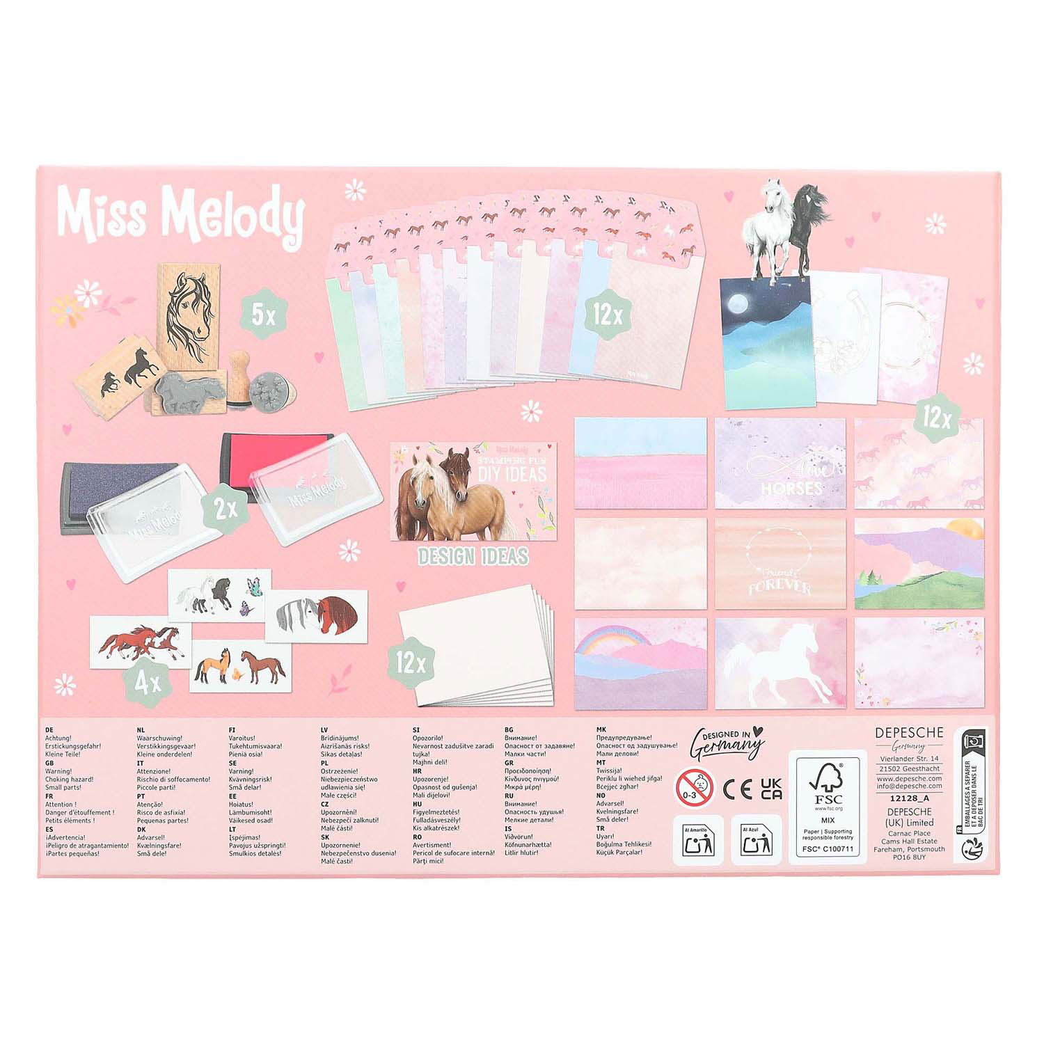 Miss Melody Stempelplezier Set, 47dlg.