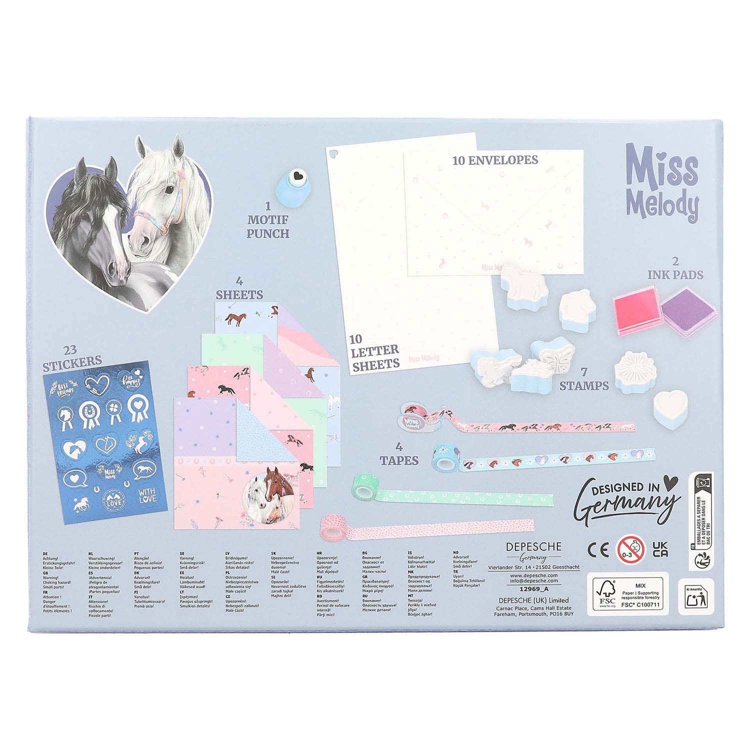 Miss Melody Love Letter Set