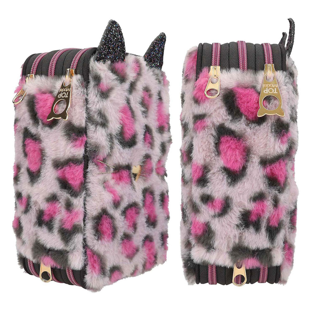 TOPModel 3-vaks Etui Leo Rebel Kitty