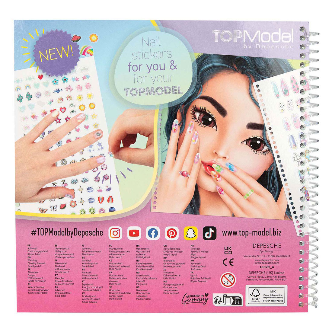 TOPModel Create Your Hand Design Kleurboek