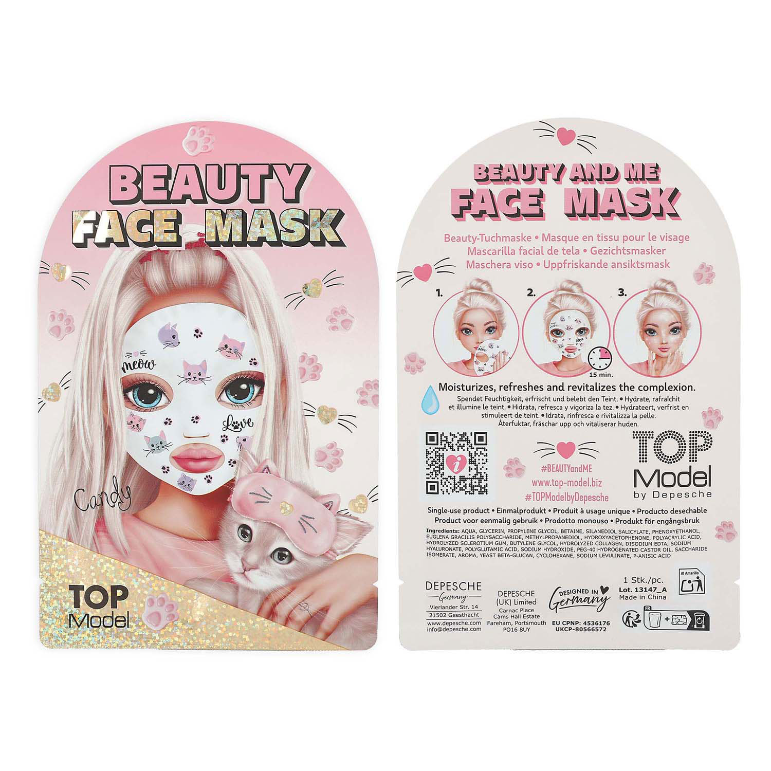 TOPModel Gezichtsmasker Kat Beauty & Me