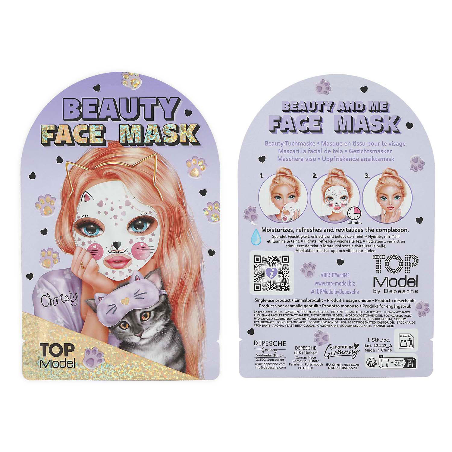 TOPModel Gezichtsmasker Kat Beauty & Me