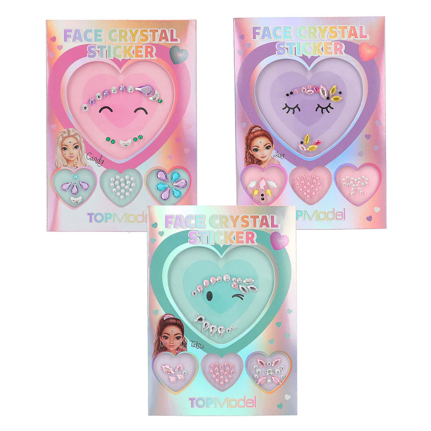 TOPModel Face Crystal Stickers Beauty and Me