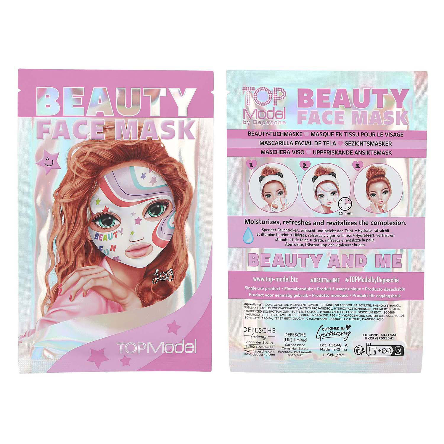 TOPModel Gezichtsmasker Holo Beauty and Me