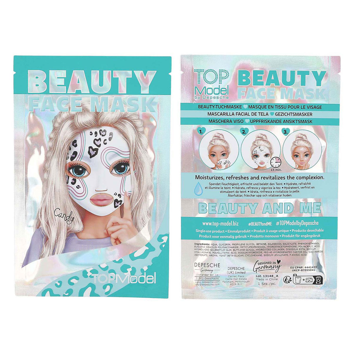 TOPModel Gezichtsmasker Holo Beauty and Me