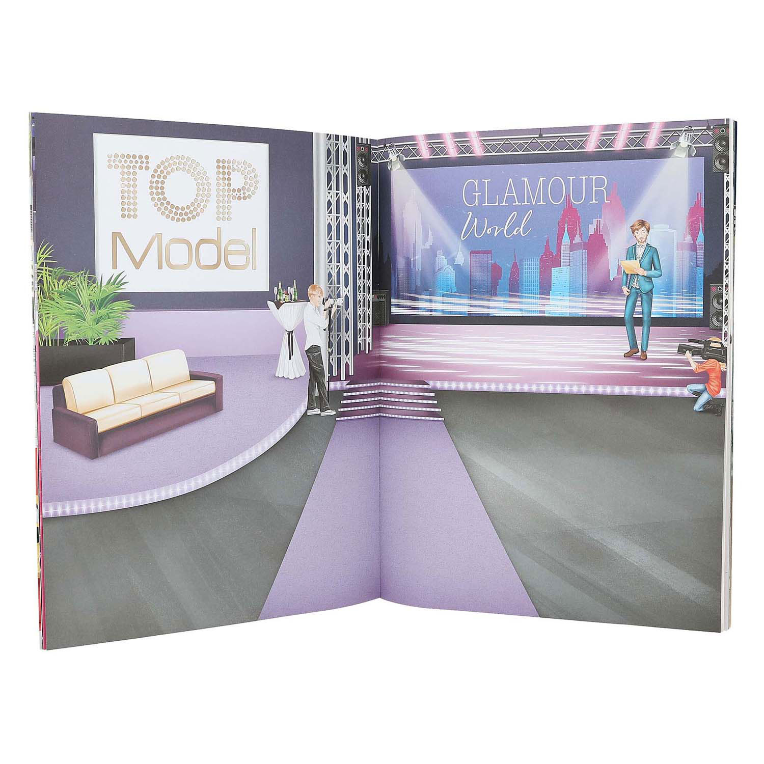 TOPModel Glamour Stickerworld Stickerboek