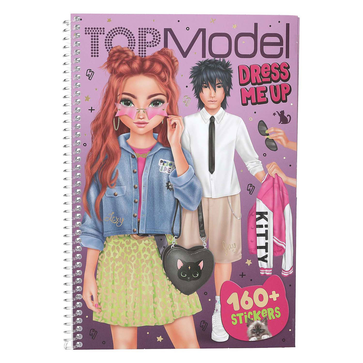 TOPModel Dress me up Stickerbuch, groß, Rebel Kitty