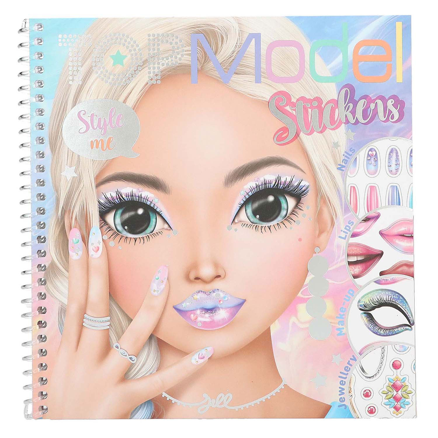 TOPModel Dress me up Face Stickerboek