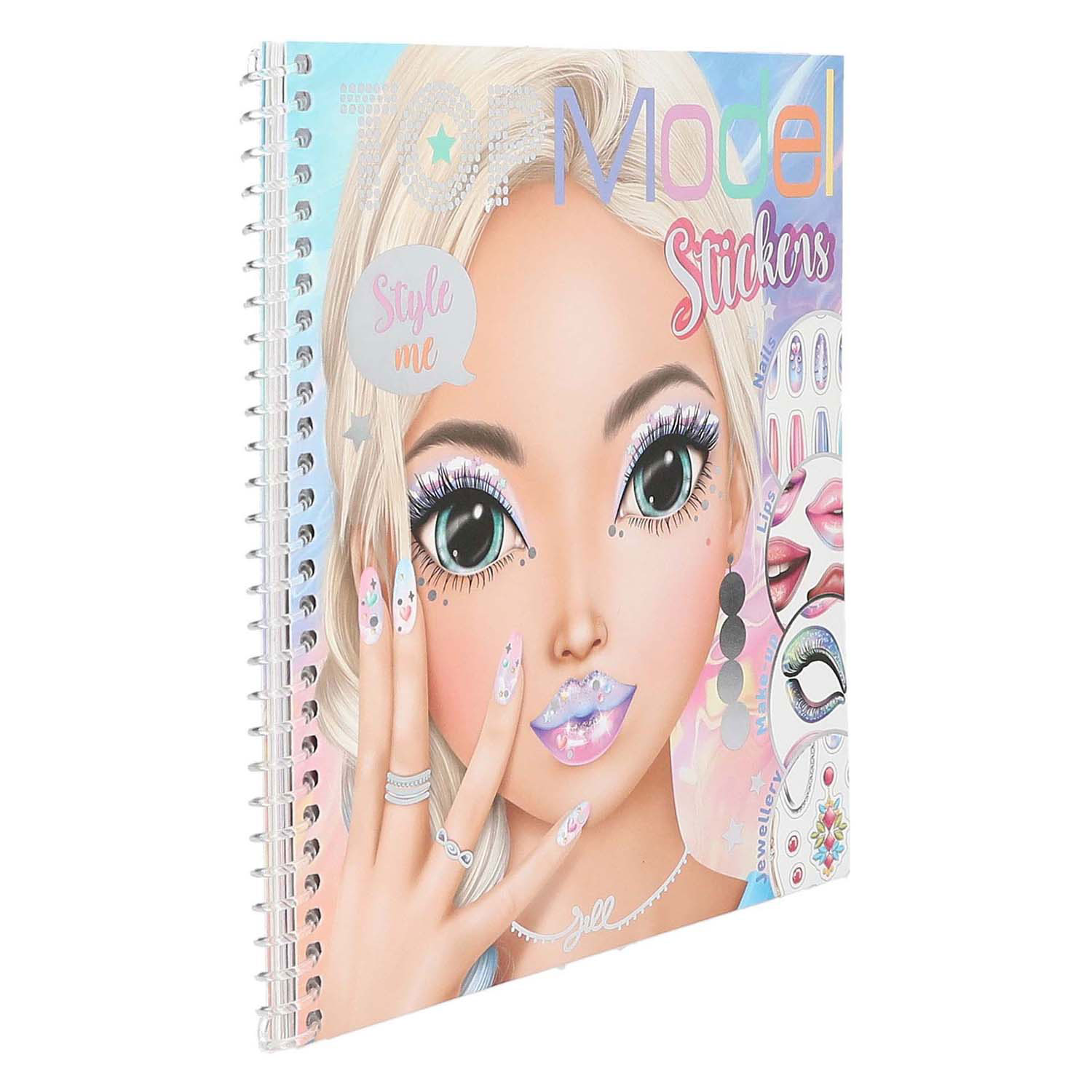 TOPModel Dress me up Face Stickerboek