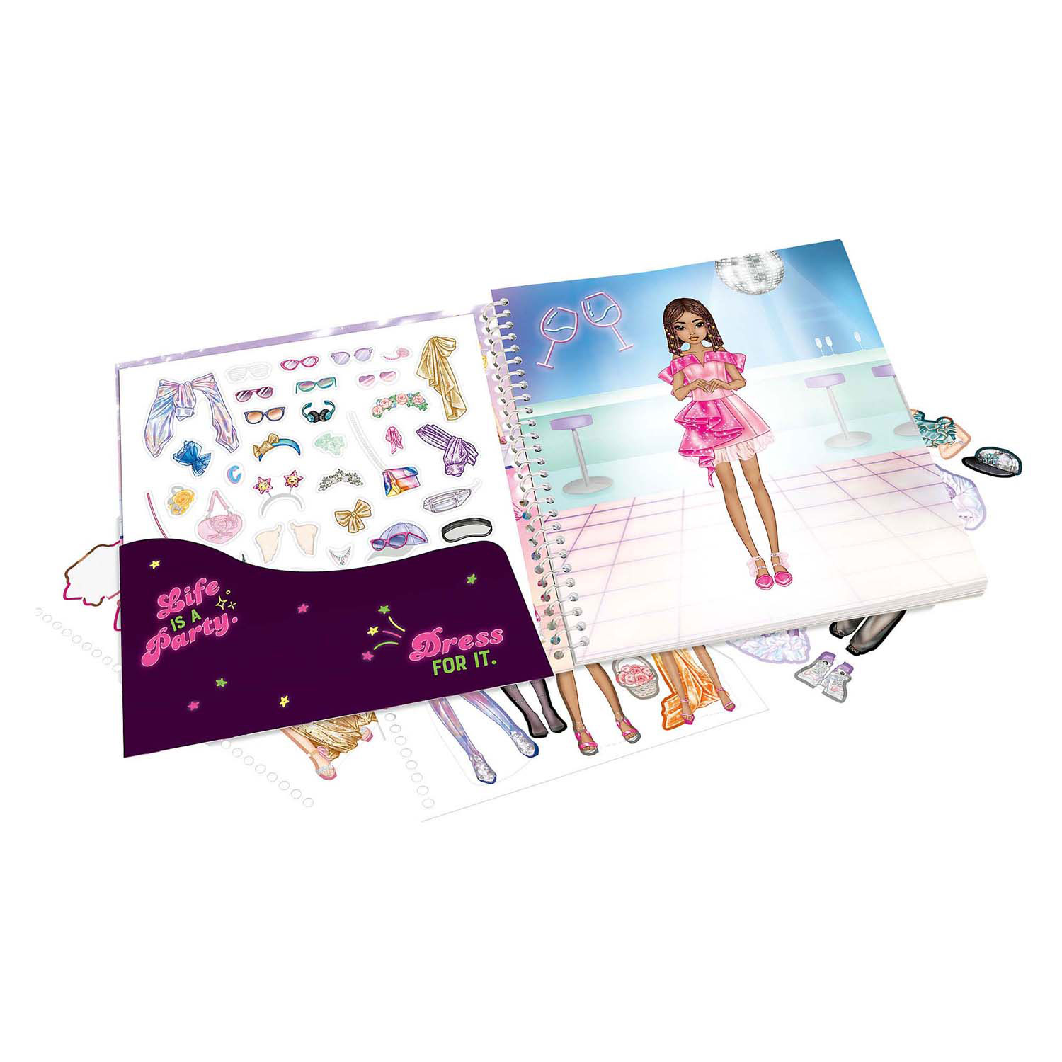 TOPModel Dress Me Up Stickerboek Party