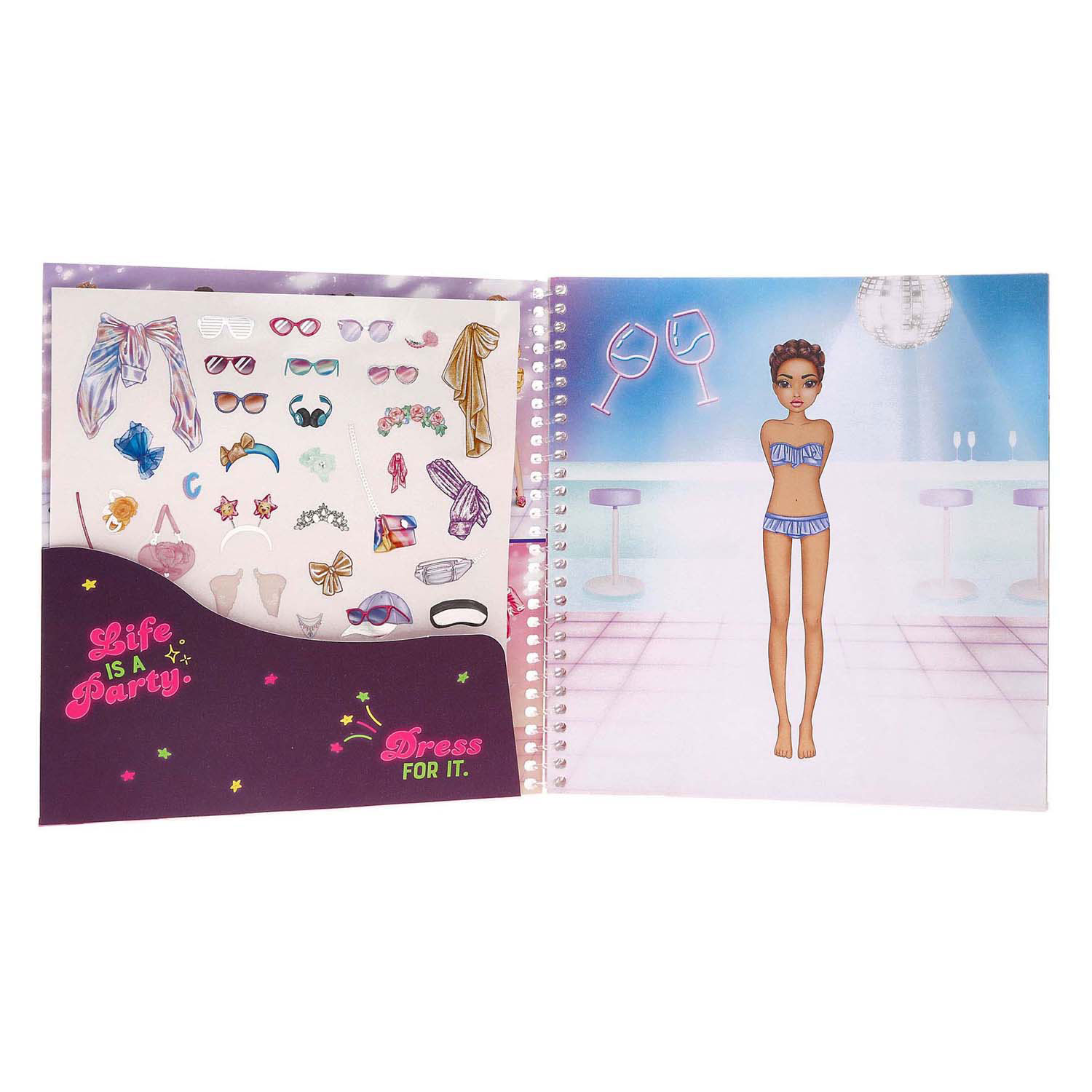 TOPModel Dress Me Up Stickerboek Party