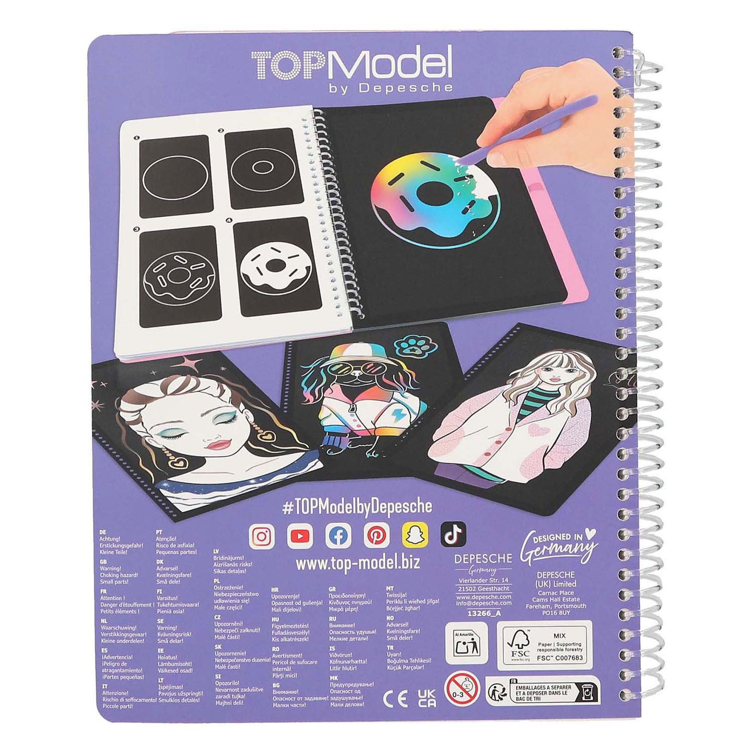 TOPModel Magic Scratch Boek