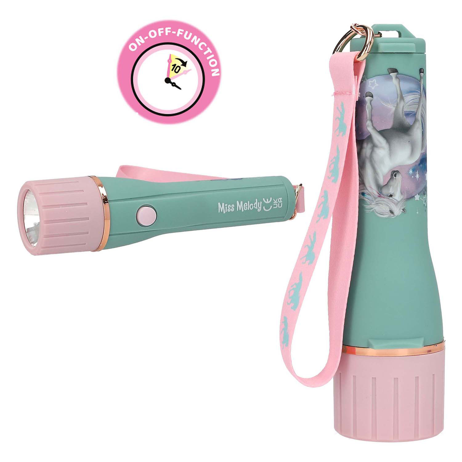 Lampe de poche Miss Melody avec minuterie