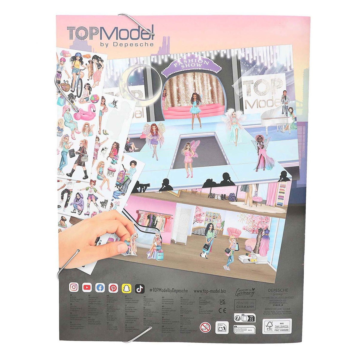 TOPModel Stickerworld Stickerboek