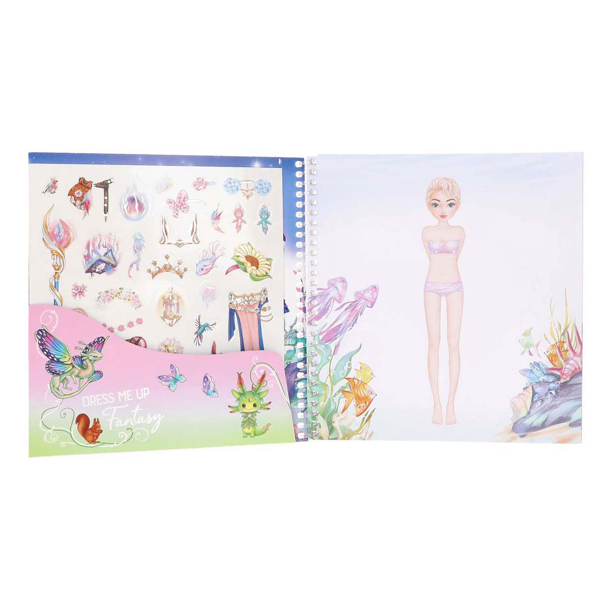 TOPModel Dress Me Up Fantasy Stickerboek