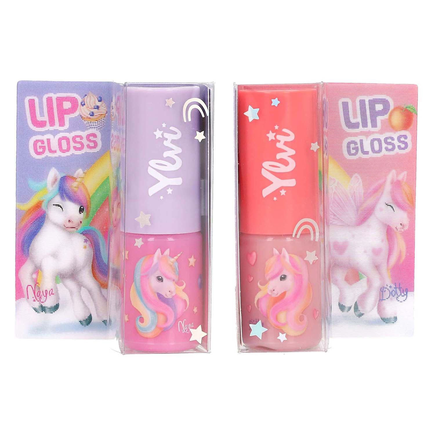 Ylvi Lipgloss Roze en Geur van Blauw Bessen