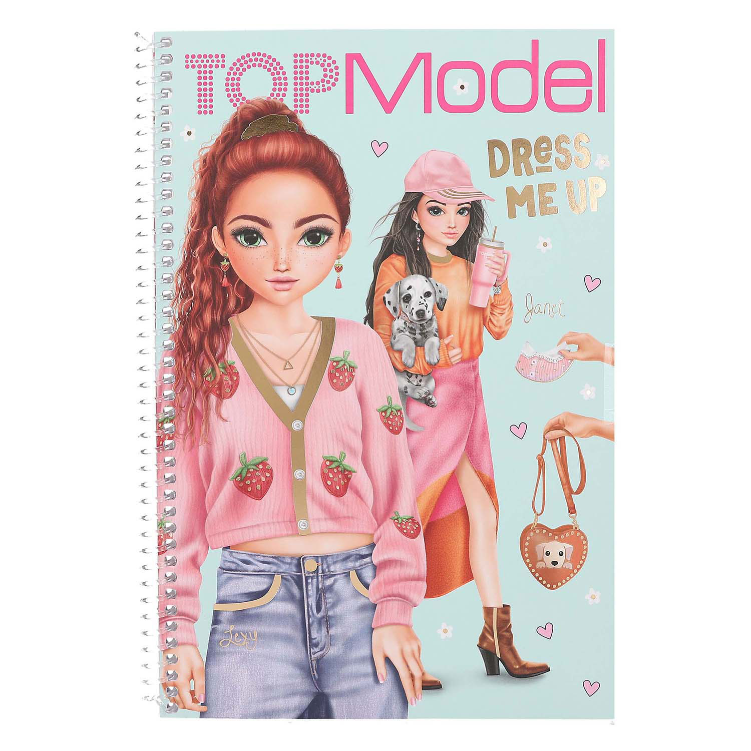 TOPModel Dress me Up Livre d'autocollants grand format