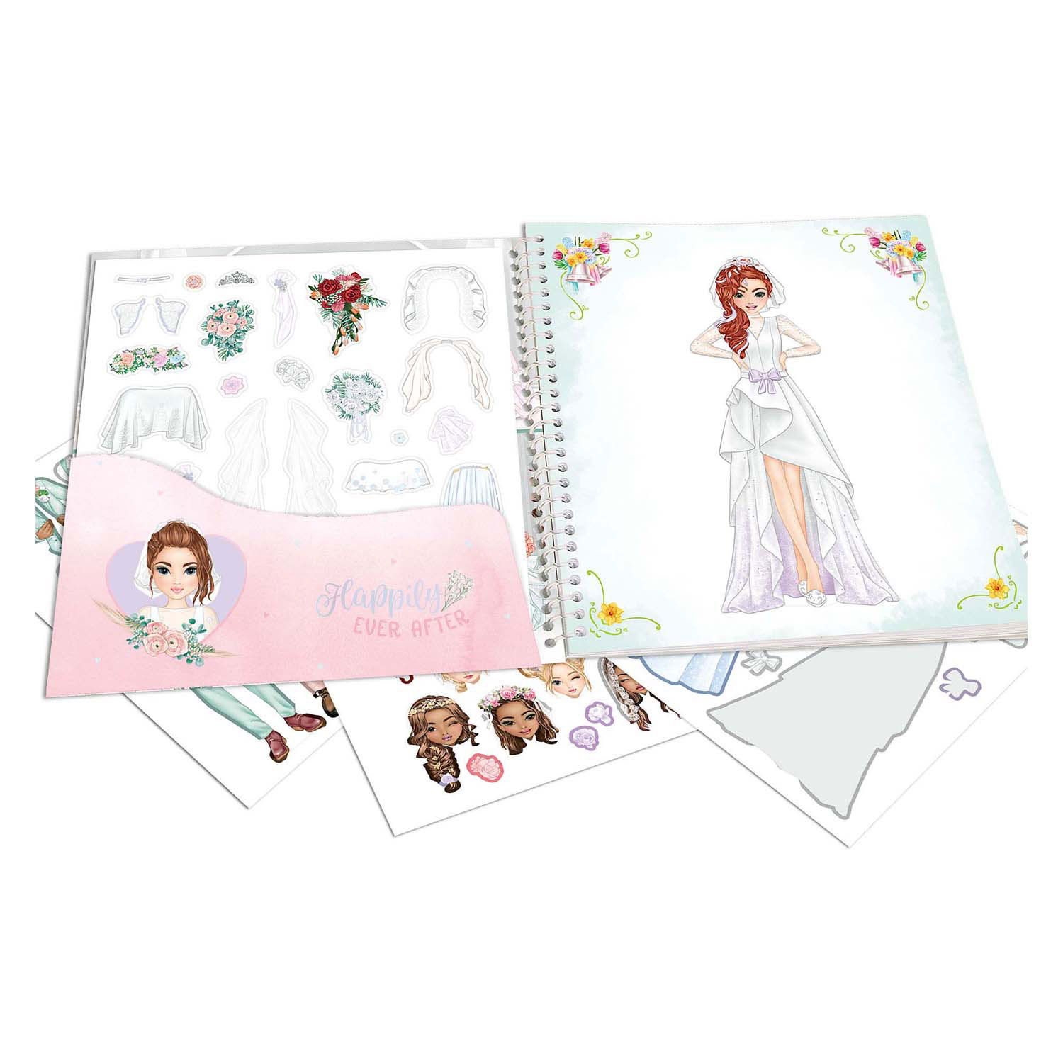 TOPModel Dress Me Up Stickerboek Wedding