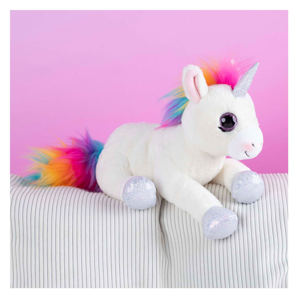 Ylvi knuffel eenhoorn liggend 30 cm