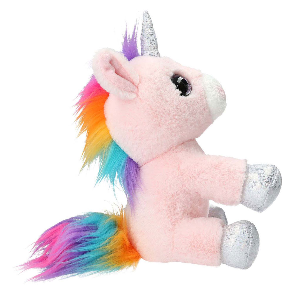 Ylvi & the Minimoomis Peluche Licorne Rose, 21cm