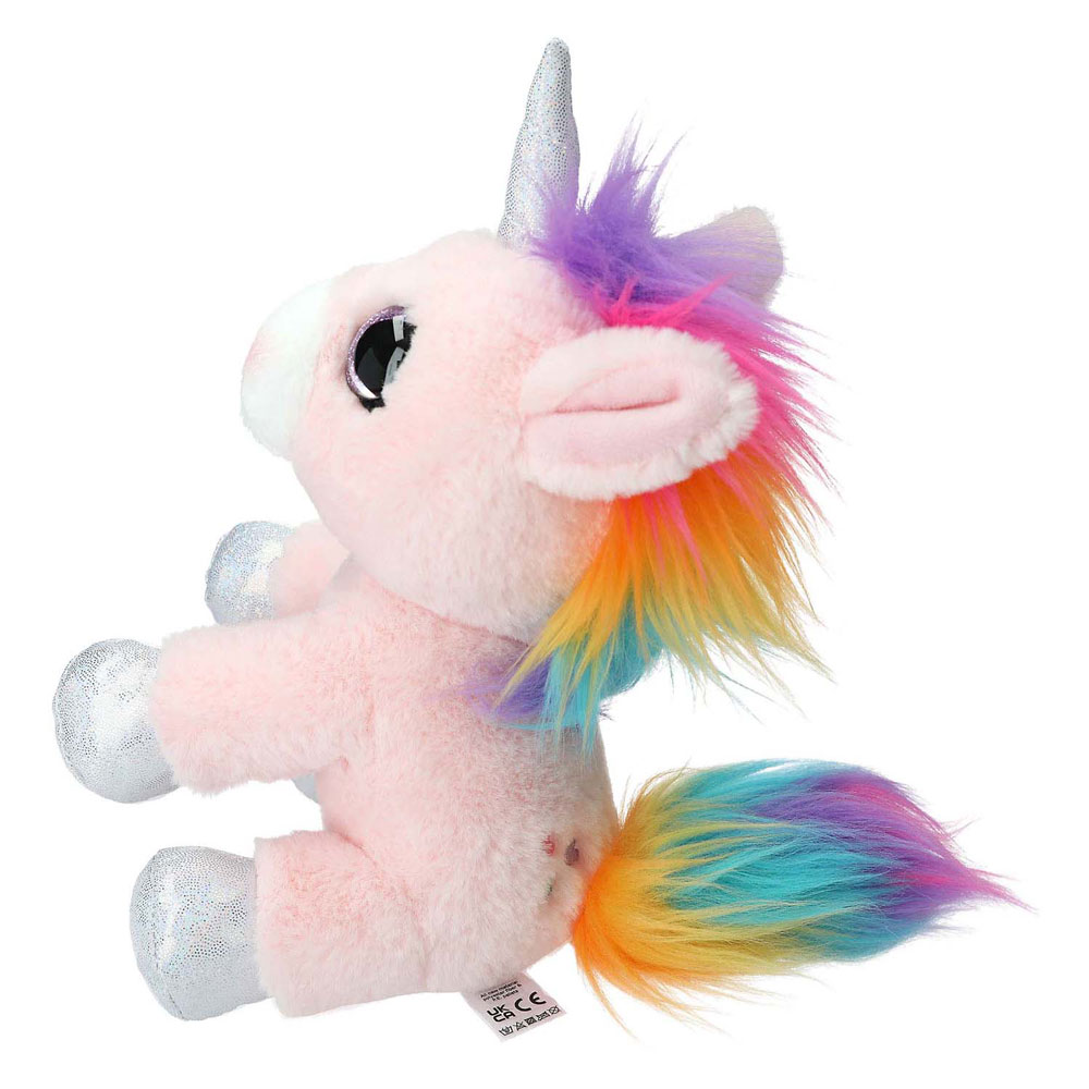 Ylvi & the Minimoomis Peluche Licorne Rose, 21cm