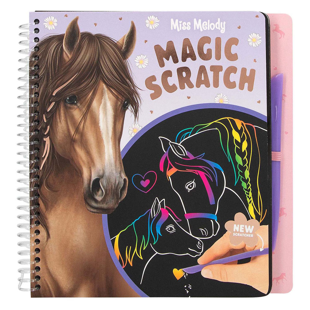 Miss Melody Magic Scratch boek