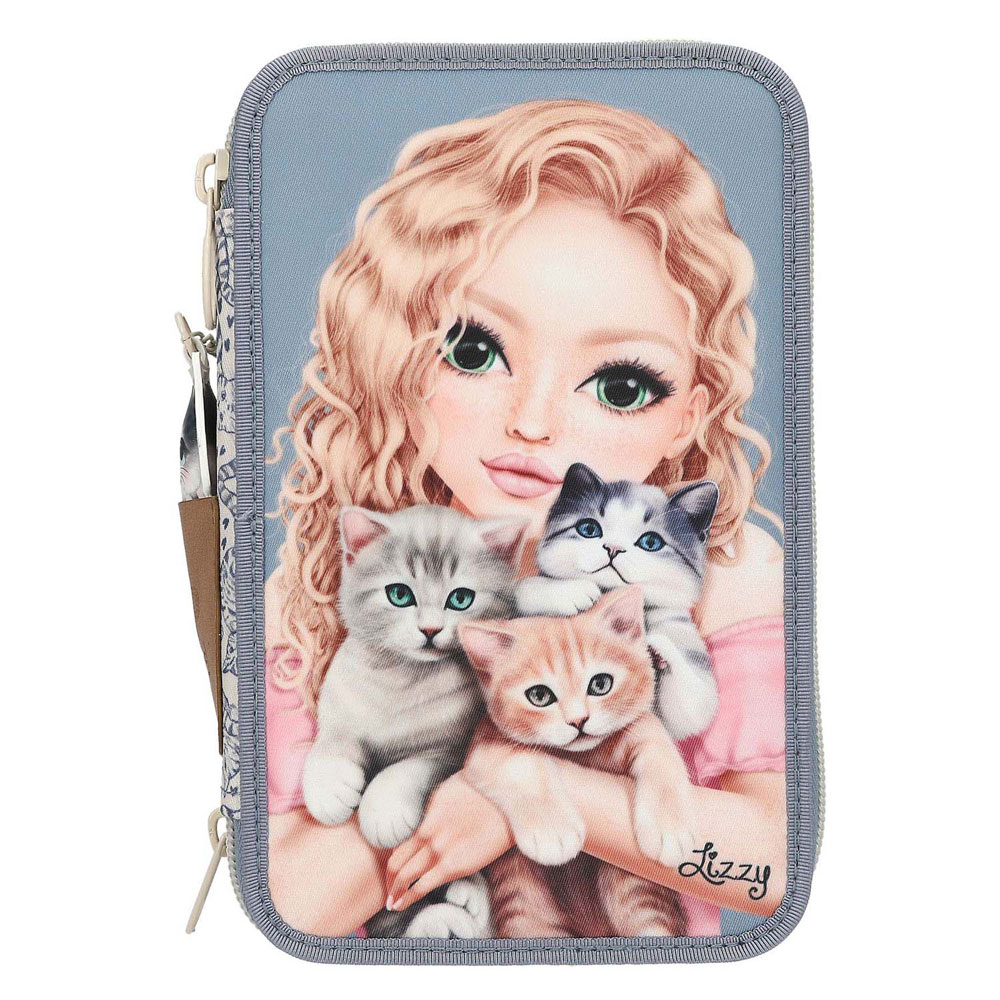 TOPModel 3-vaks Etui Cat Love