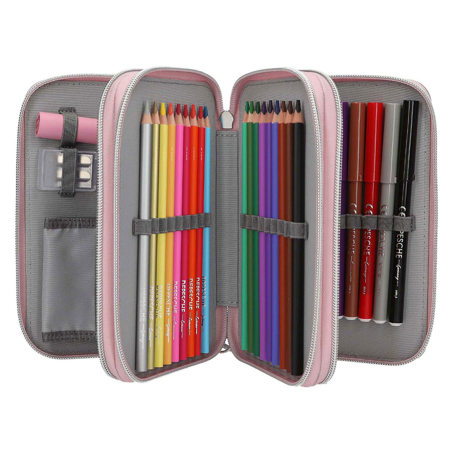 Trousse à crayons remplie à 3 compartiments TOPModel My Bff