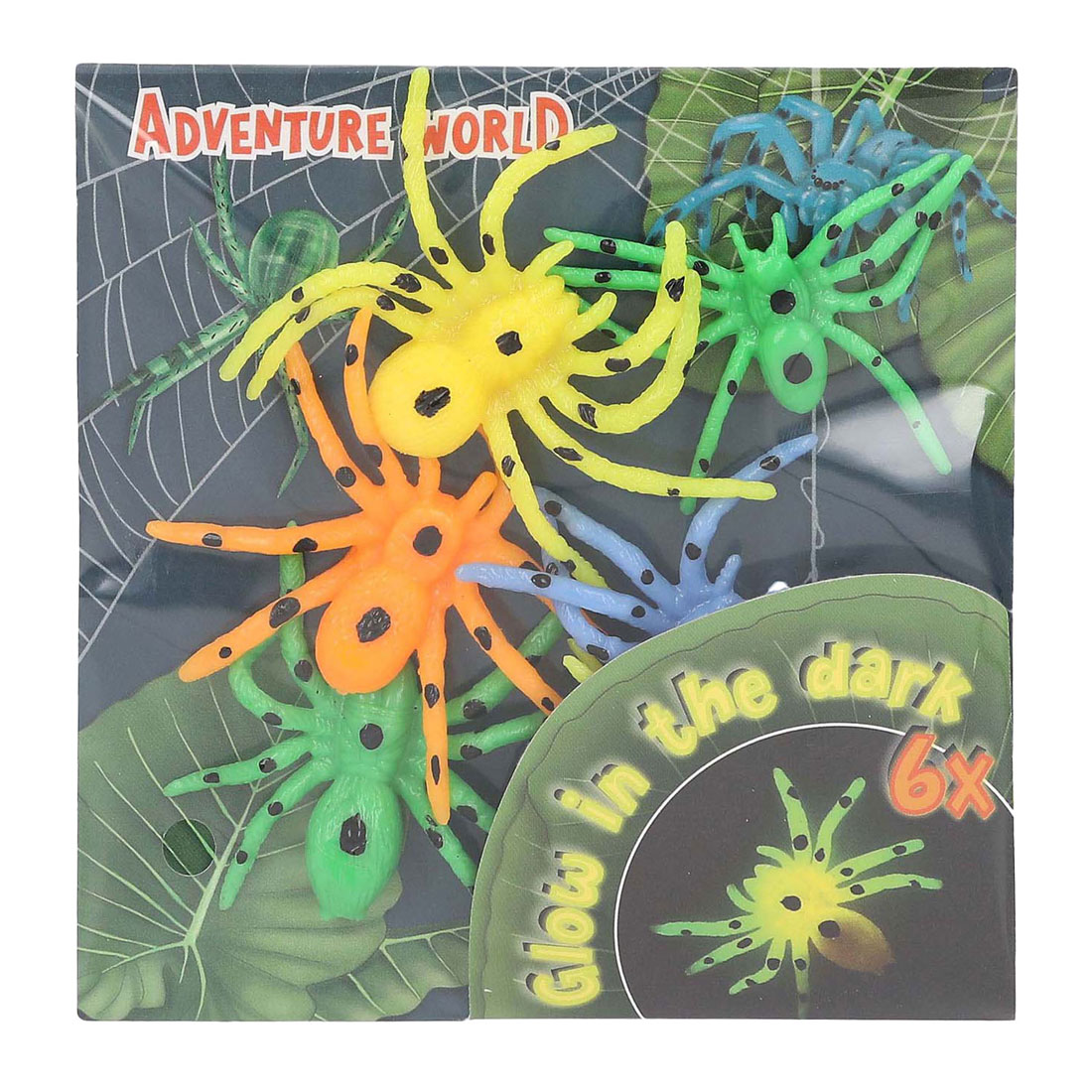 Dino World Glow in the dark Spinnen