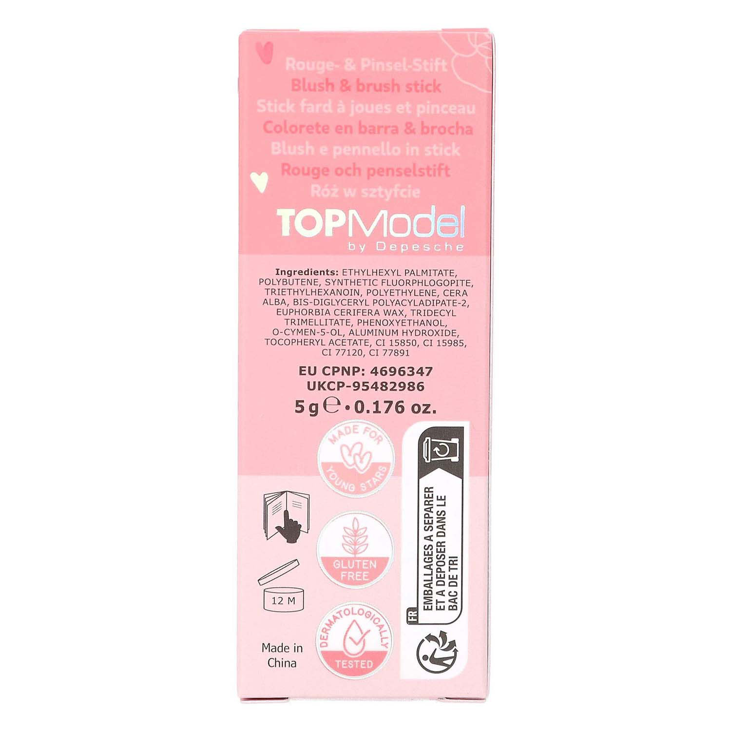 TOPModel Blush & Brush Stick Beauty and Me