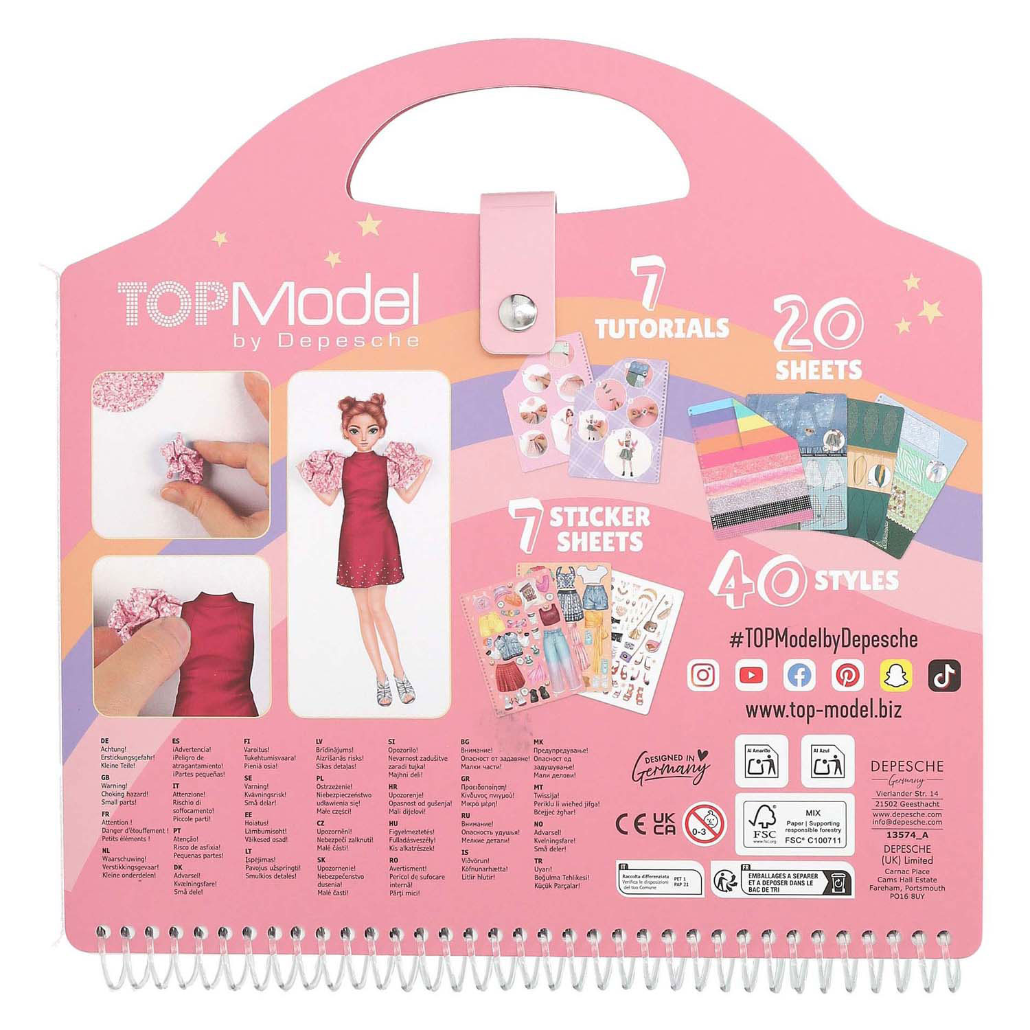 Livre d'artisanat TOPModel Dress Me Up