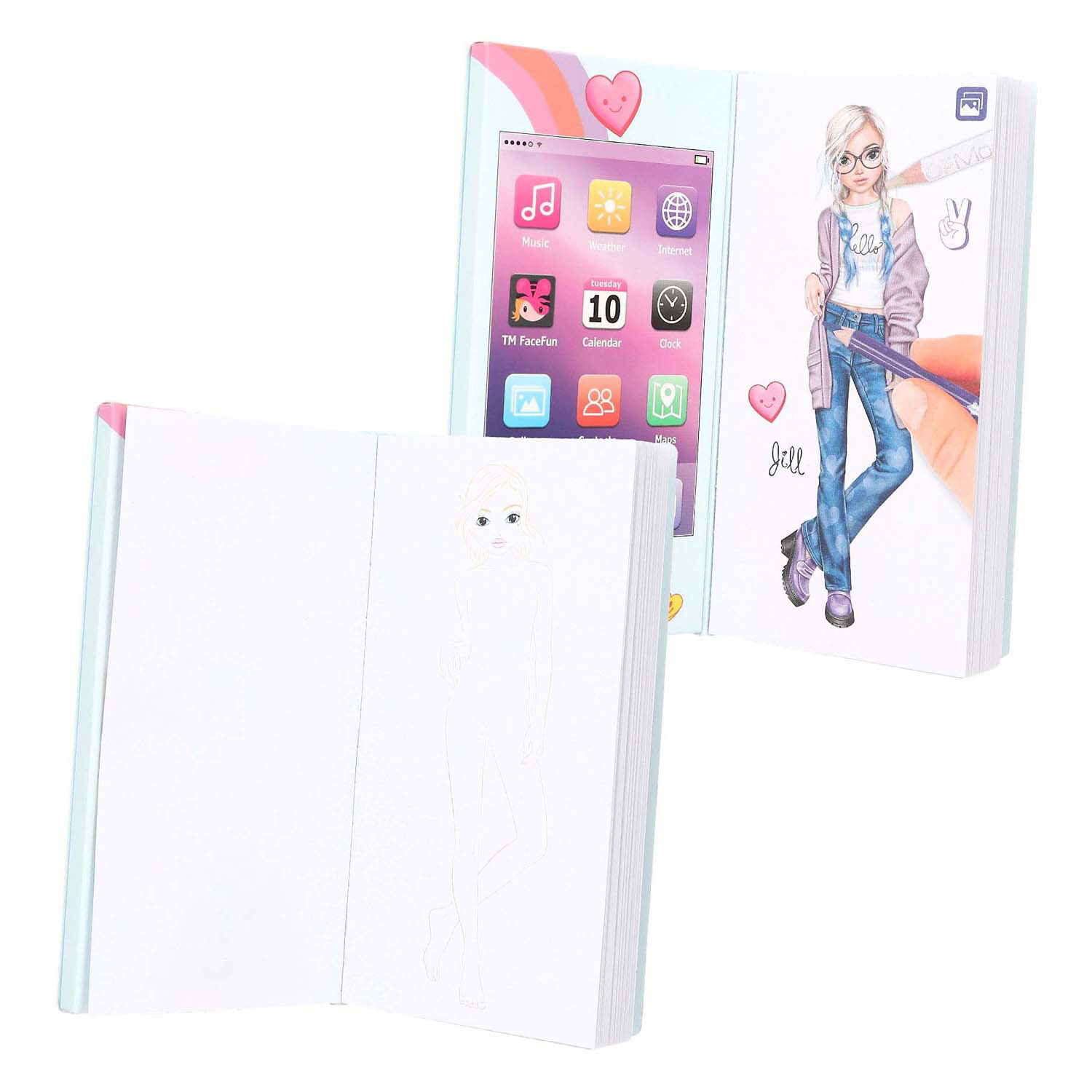 TOPModel Mini kleurboek met Geluid