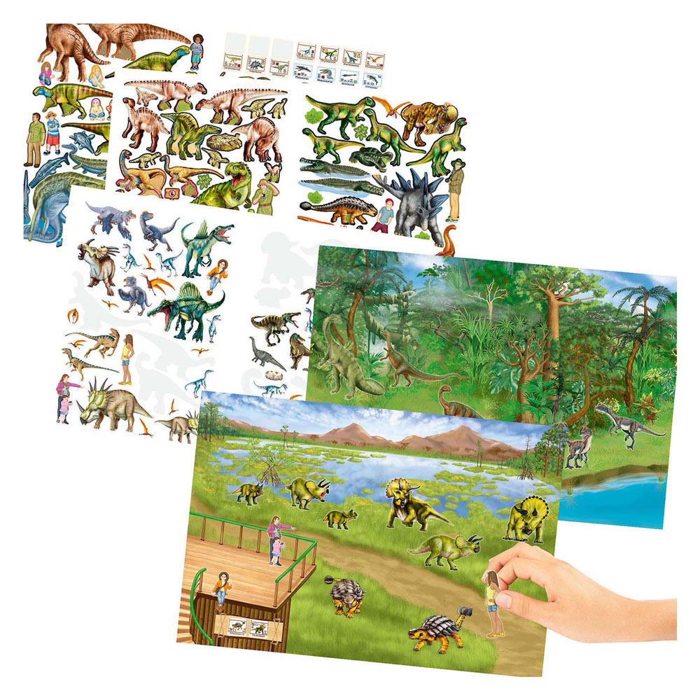 Create your Dino Zoo Stickerboek